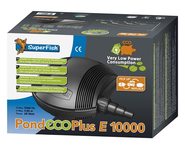 Superfish Pond Eco Plus E 10.000 Vijverpomp - Afbeelding 2